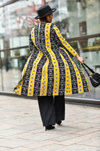 Oba Tribal Yellow Jacket Dresses
