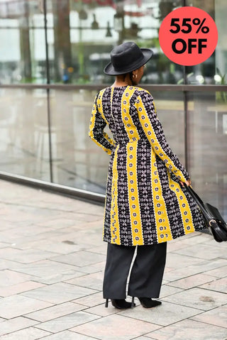 Oba Tribal Yellow Jacket Dresses