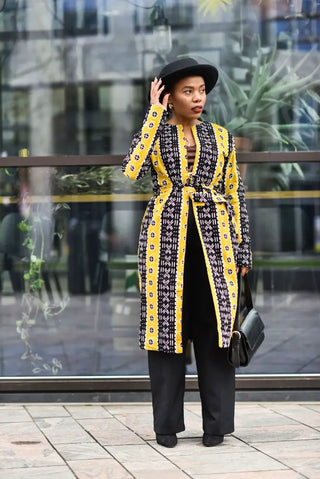 Oba Tribal Yellow Jacket Dresses