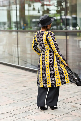 Oba Tribal Yellow Jacket Dresses