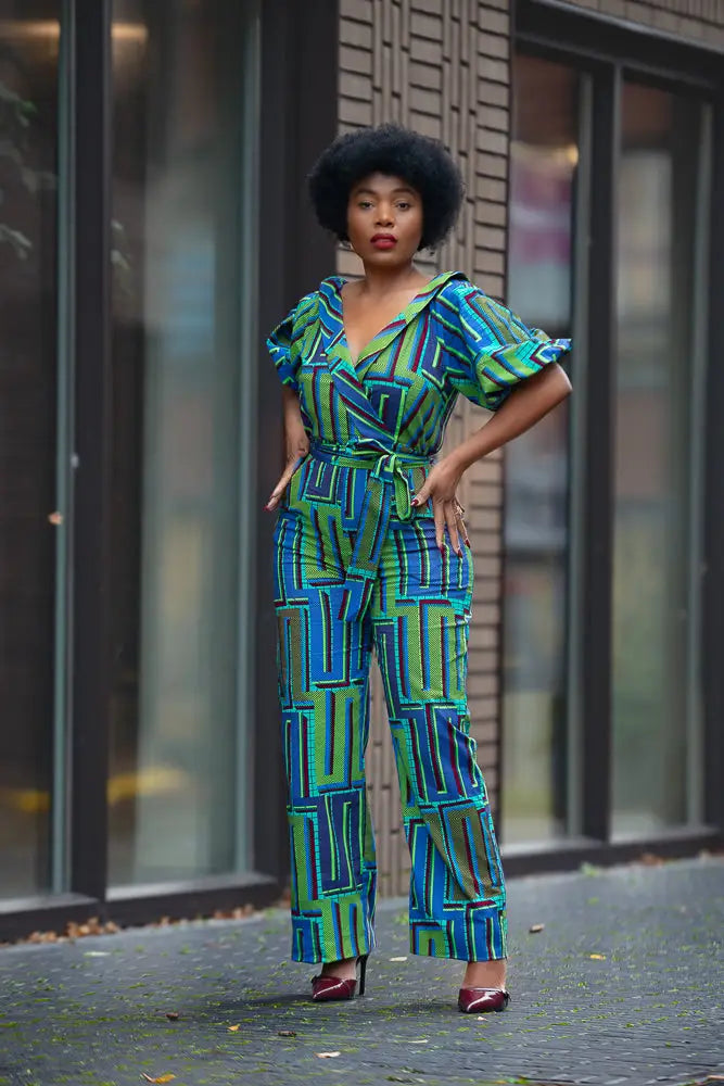 Odette Blue Jumpsuit Apparel & Accessories