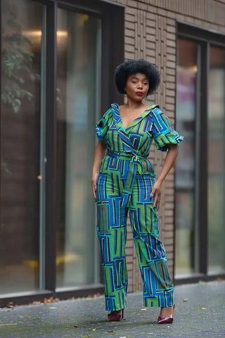 Odette Blue Jumpsuit Apparel & Accessories