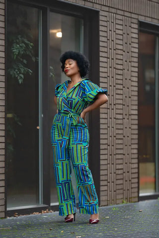 Odette Blue Jumpsuit Apparel & Accessories