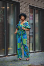 Odette Blue Jumpsuit Apparel & Accessories