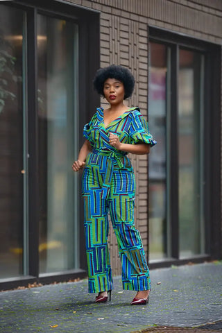 Odette Blue Jumpsuit Apparel & Accessories