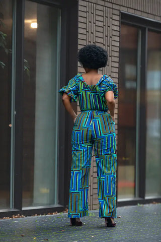 Odette Blue Jumpsuit Apparel & Accessories