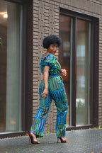 Odette Blue Jumpsuit Apparel & Accessories