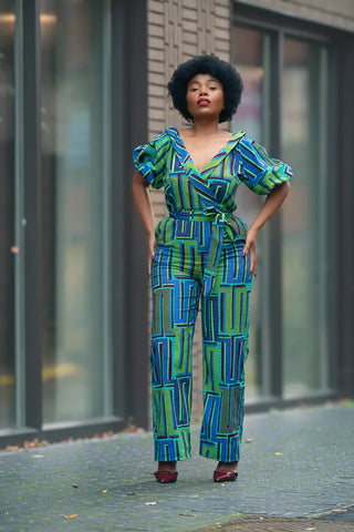 Odette Blue Jumpsuit Apparel & Accessories