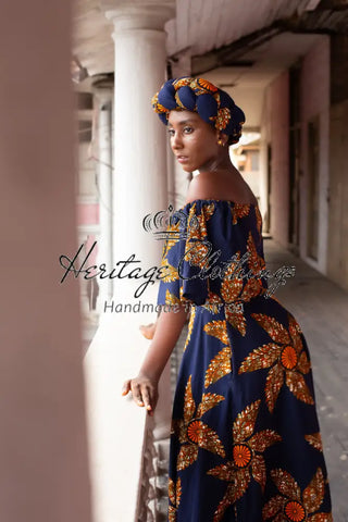 OMOLOLA PRINTED BRAIDED TURBAN HEADWRAPS