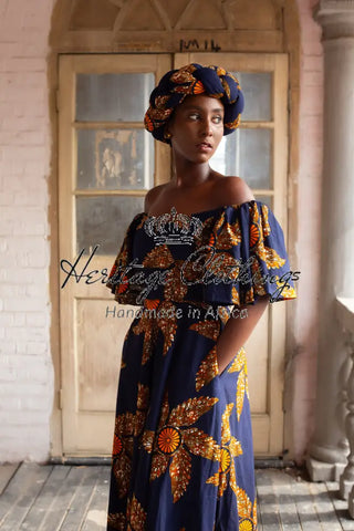 OMOLOLA PRINTED BRAIDED TURBAN HEADWRAPS
