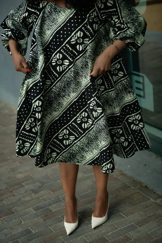 Oseye Tribal Print Dress Women’s Dress