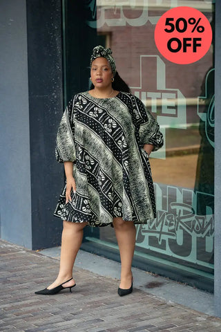 Oseye Tribal Print Dress Women’s Dress