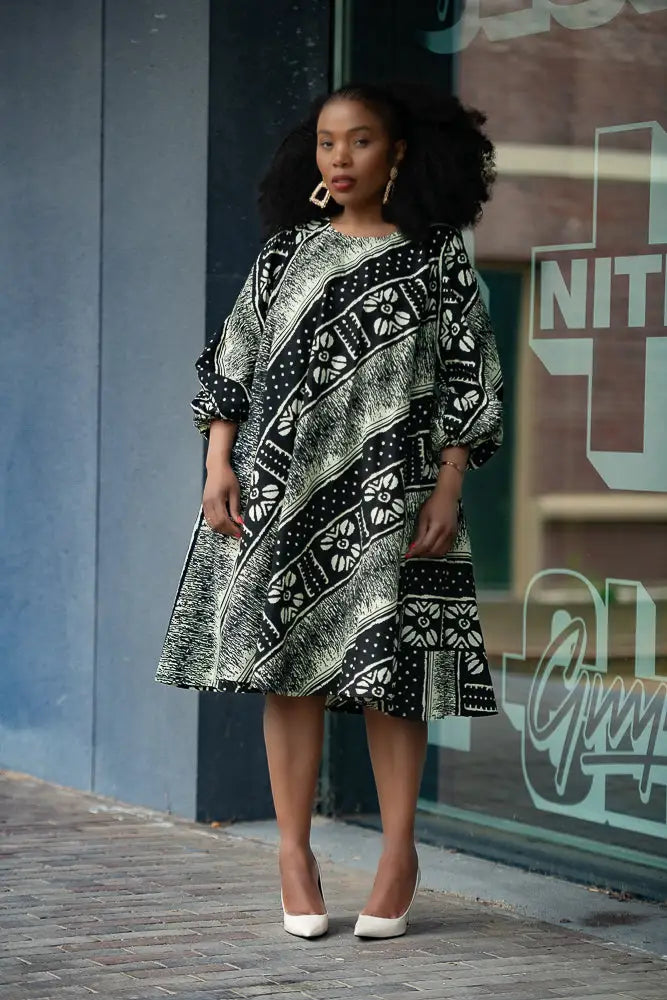 Oseye Tribal Print Dress Women’s Dress