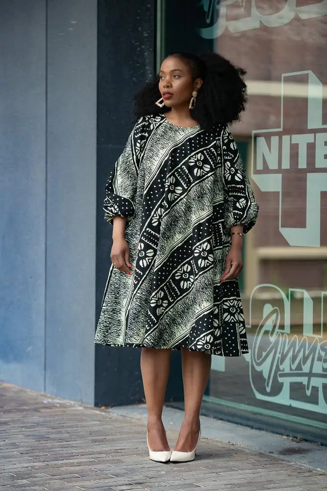 Oseye Tribal Print Dress Women’s Dress