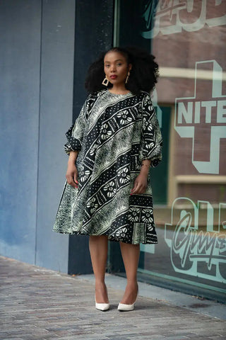 Oseye Tribal Print Dress Women’s Dress