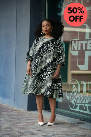 Oseye Tribal Print Dress Women’s Dress