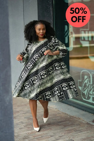 Oseye Tribal Print Dress Women’s Dress