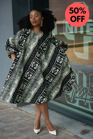 Oseye Tribal Print Dress Women’s Dress