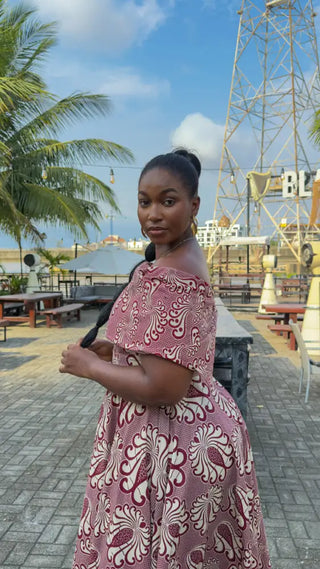 OYIN PINK MIDI DRESS Women’s Dress