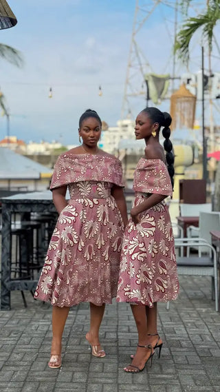 OYIN PINK MIDI DRESS Women’s Dress