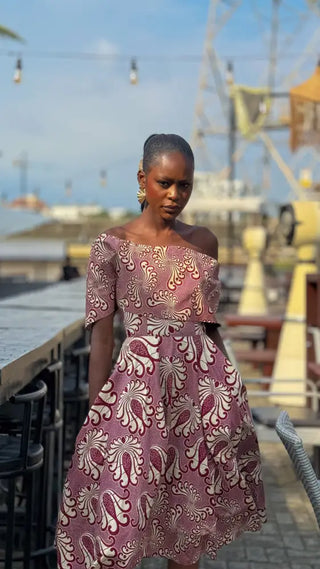 OYIN PINK MIDI DRESS Women’s Dress