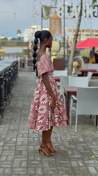 OYIN PINK MIDI DRESS Women’s Dress