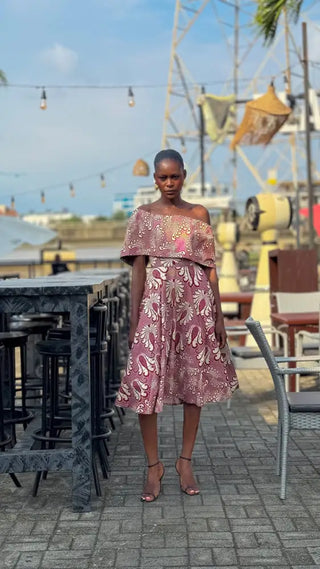 OYIN PINK MIDI DRESS Women’s Dress