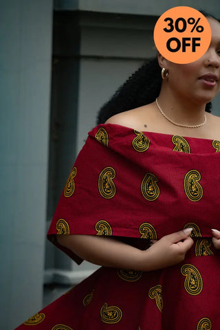 Oyin Red And Yellow Dress Dresses