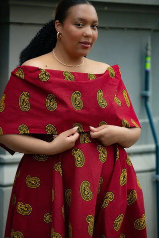 Oyin Red And Yellow Dress Dresses