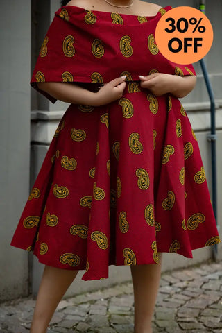 Oyin Red And Yellow Dress Dresses