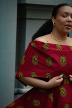Oyin Red And Yellow Dress Dresses