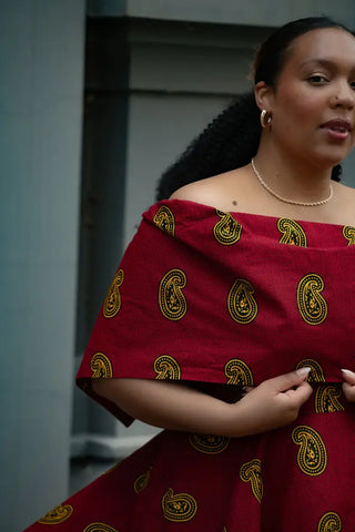 Oyin Red And Yellow Dress Dresses