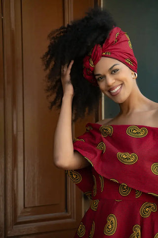 Oyin Red And Yellow Dress Dresses