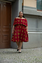 Oyin Red And Yellow Dress Dresses