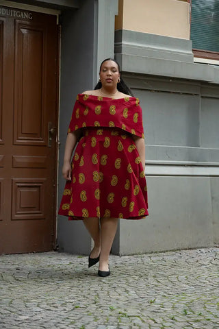 Oyin Red And Yellow Dress Dresses