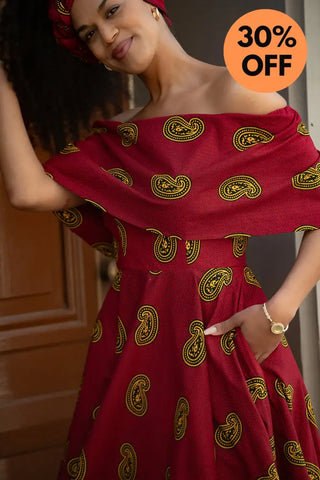 Oyin Red And Yellow Dress Dresses