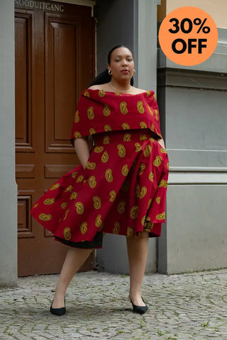 Oyin Red And Yellow Dress Dresses