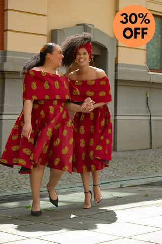Oyin Red And Yellow Dress Dresses