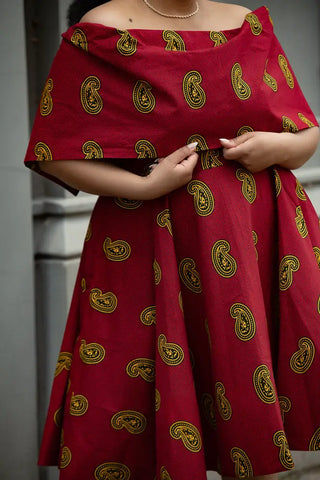Oyin Red And Yellow Dress Dresses