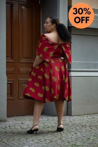 Oyin Red And Yellow Dress Dresses