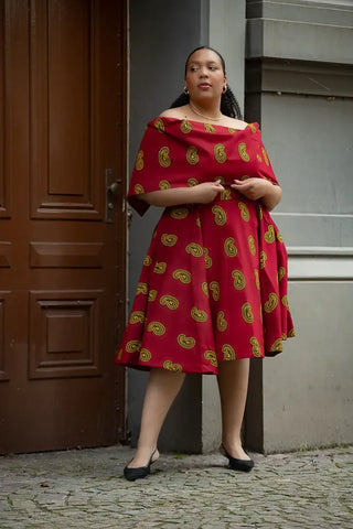 Oyin Red And Yellow Dress Dresses