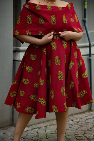 Oyin Red And Yellow Dress Dresses