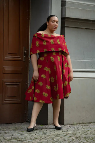 Oyin Red And Yellow Dress Dresses