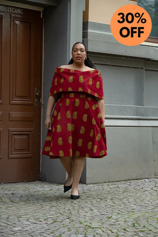 Oyin Red And Yellow Dress Dresses