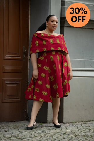 Oyin Red And Yellow Dress Dresses