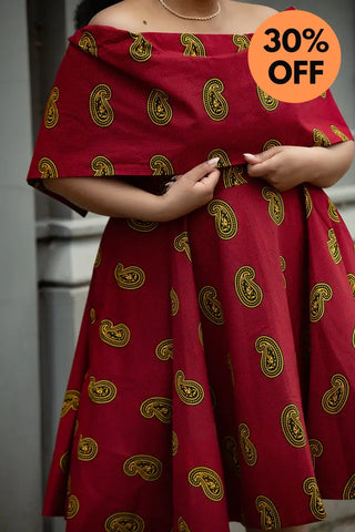 Oyin Red And Yellow Dress Dresses