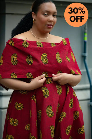 Oyin Red And Yellow Dress Dresses