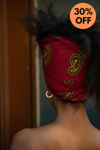 Oyin Red And Yellow Headwrap Accessories
