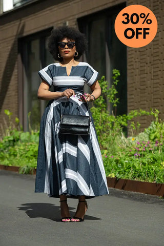 PRE-ORDER PEJU WHITE AND BLACK DRESS Women’s Dress