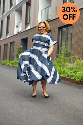 PRE-ORDER PEJU WHITE AND BLACK DRESS Women’s Dress